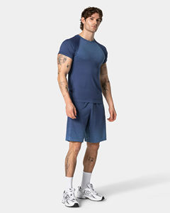 Men's T-shirt star effect <b>tshirt</b> round neck <b>tshirt</b> slim fit <b>tshirt</b> basic t-shirt 100% <b>polyester</b> <b>tshirt</b> gymwear <b>tshirt</b> - Product Image 1