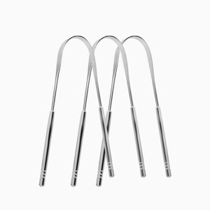 Grattoir à langue en acier inoxydable en forme de U pour usage domestique, personnalisable, vente en gros - Product Image 3