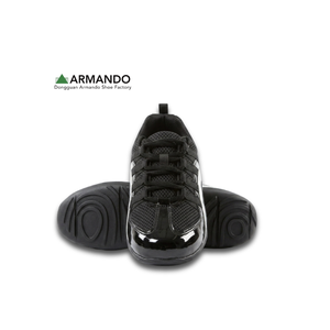 Chaussures de danse jazz OEM pour enfants et adultes, en maille et cuir verni, semelle fendue, à lacets, logo personnalisé, petit MOQ, fabricant - Product Image 2