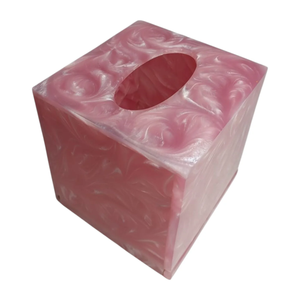 Epoxy Resin Tissue Holder Box Hot Sale <b>Rectangle</b> Holder Facial Box Paper For Dinner & <b>Coffee</b> <b>Table</b> Tissue Holder - Product Image 3