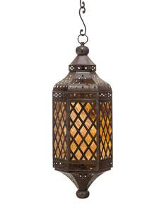 Elegante Lámpara Marroquí de Hierro para Mesa, Decoración del Hogar, Ilumina con Luces Cálidas Decorativas el Espacio - Product Image 6