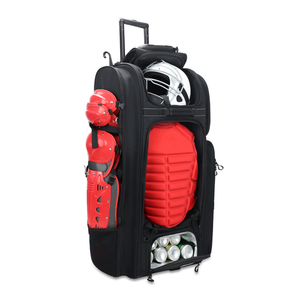 Bolsa de Béisbol Personalizada con Ruedas, Material 1680D, 6 Compartimentos para Bates, Carrito Grande, Uso para Clubes y Equipos - Product Image 3