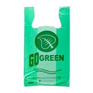 ถุงพลาสติกเป็นมิตรต่อสิ่งแวดล้อมเป็นมิตรต่อสิ่งแวดล้อมถุงใส่เสื้อผ้าอาหารเสื้อกั๊กแบบย่อยสลายได้ - Product Image 5