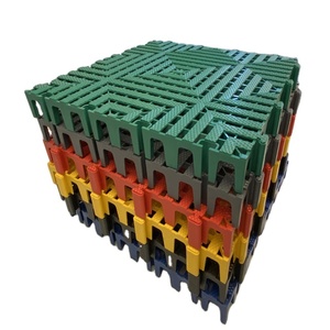 Car Wash Workshop Modular Non-slip PP Floor <b>Mat</b> 4cm Self-draining Floor Tiles - Product Image 1