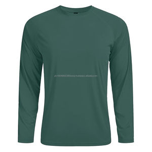 Customized Thick Photo Oversized Long Sleeve <b>T</b>-<b>Shirt</b> <b>Men</b> Women Casual Style <b>Stripe</b> Logo Embroidered 100% Cotton Material Letter - Product Image 4