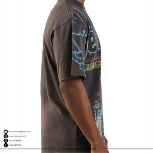 Camiseta Extra Grande de Primera Calidad, 100% Algodón, con Logotipo Personalizado, Impresión DTG, Corte Cuadrado, Estilo Urbano, Hombros Caídos, Unisex, Vintage, Lisa - Product Image 4