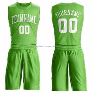 Sublimación de malla en blanco baloncesto Jersey personalizado hombres Reversible personalizado baloncesto uniforme para hombres conjunto Jersey ropa de baloncesto - Product Image 1