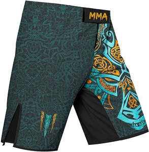Shorts MMA pour homme, coupe décontractée, tissu léger, matière 100% Spandex/Polyester. - Product Image 5