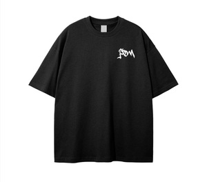 Camiseta de Verano Personalizada para Hombre, 100% Algodón, Lavado Ácido, Estampado Digital Frontal, Tejido Transpirable, Manga Corta, 320g, Hombros Caídos - Product Image 2