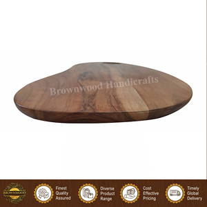 Made in India Excellent Quality Restaurant Hotel <b>Kitchen</b> Use Acacia Wood Chopping Cutting Board at Wholesale Market Price - Product Image 2