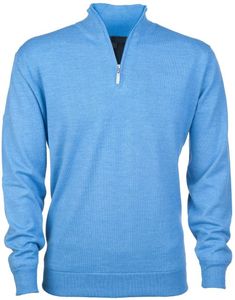 Men's Over Size Half-Zip Pullover Knitted Long Sleeve Sweater Solid Color High Quality Breathable Casual Winter Wear Custom - Product Image 2