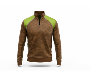 Soft Polyester Quarter Zip <b>Jacket</b> Manufacturer <b>Men</b> Women Youth Sportswear Quick Dry Team <b>Pullover</b> - Product Image 5