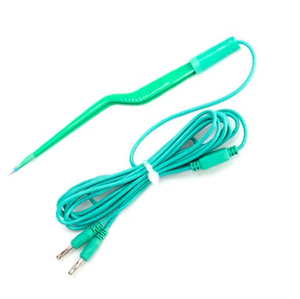 Pince bipolaire manuelle professionnelle à baïonnette, pointe de 1 mm, câble, électrode certifiée CE, usage clinique, vente chaude - Product Image 1