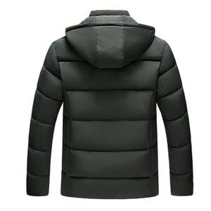 Men’s Thermal Insulated Puffer Jacket with Custom Logo – Custom <b>Fabric</b> & Filling Available, Cold Weather Outerwear - Product Image 2