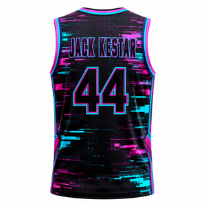 Conjunto de Uniforme de Baloncesto Personalizado, Tela de Malla Transpirable de Secado Rápido, Uniforme de Equipo Impreso, Ropa Deportiva, Fabricante Mayorista OEM ODM - Product Image 2