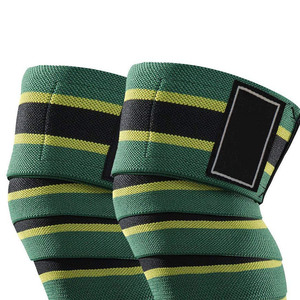 Genouillère de compression réglable, épaisse, respirante et légère avec fermeture auto-agrippante pour la musculation, la course à pied et le football - Spandex - Product Image 6