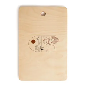 Planche à découper artisanale de qualité supérieure, gravée au laser, finition naturelle, pour une utilisation durable, prix de gros avantageux - Product Image 1