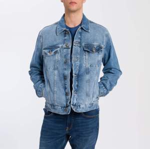 Men's Washed <b>Denim</b> Jacket Regular Fit Turn-down Collar Single Breasted Casual Autumn Cotton <b>Coat</b> - Product Image 1