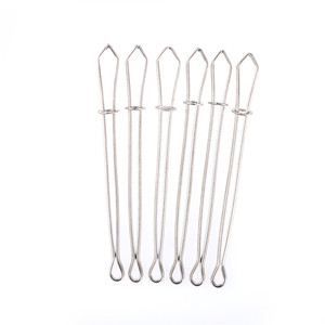 Clip in acciaio inossidabile per tessitura e cucitura di corde, lunghezza standard, per la creazione di cinture elastiche - Product Image 3