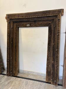 Luxury Large Wood Frame Modern Design Antique Appearance Full-Length Wall <b>Mirror</b> for Bedroom Living Room Home Use Easy Clean - Product Image 3