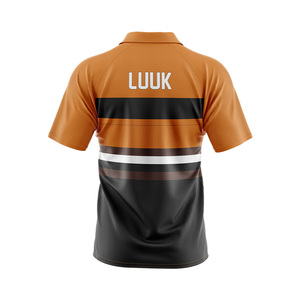 Chemise polo personnalisée, écologique, anti-rides, de haute qualité, mélange de polyester et de coton, logo personnalisé sur le devant, chemises décontractées pour hommes - Product Image 3