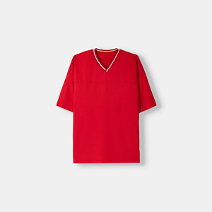 T-shirt de sport en maille à manches courtes surdimensionné pour homme, imprimé numériquement – Meilleure vente - Product Image 5