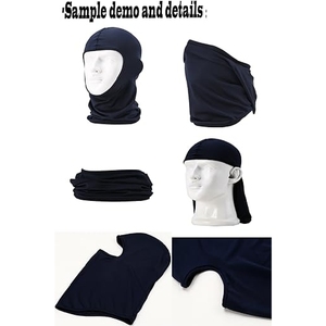 Custom Logo Ski Mask Balaclava Face Cover Winter Warm Breathable Windproof Outdoor Streetwear Style - Product Image 5