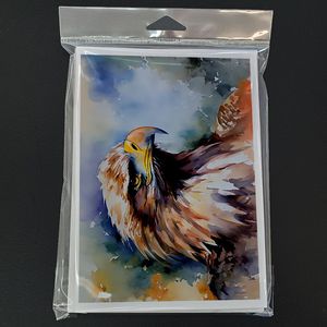 Eagle Whimsical A7 Tamaño 5x7 Tarjetas de notas en blanco Paquete de 8 con sobres para saludos - Product Image 3