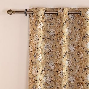 Cortinas Opacas con Estampado Floral Digital, 5 Pies, Aislamiento Térmico y Reducción de Ruido, Juego de 2 - Product Image 4