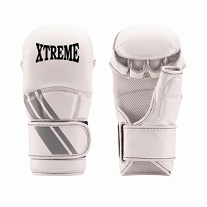ถุงมือ MMA แบบครึ่งนิ้ว ออกแบบเองได้ ถุงมือ MMA สำหรับฝึกซ้อม ขนาดสั่งทำได้ ถุงมือคิกบ็อกซิ่งสำหรับฝึกซ้อมและการแข่งขัน - Product Image 1