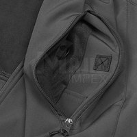 Veste tactique personnalisée d'hiver d'usine professionnelle hommes avec des lunettes de protection sur la veste tactique à capuche