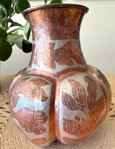 Vintage Rustic Patina Iron <b>Vase</b> Hammered Metal Decorative Bud <b>Vase</b> Rustic Industrial Tabletop Decor wholesale Metal <b>Vase</b> - Product Image 6