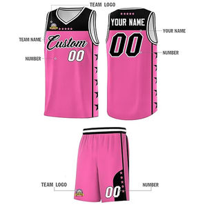 Maillots et shorts d'équipe de basketball personnalisés, logo, nom, numéro, impression par sublimation, broderie 3D - Product Image 3