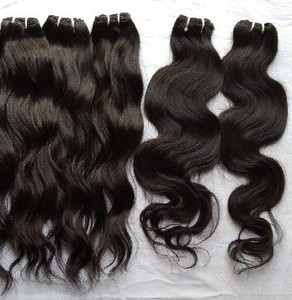 Venta al por mayor Premium Indian Temple ondulado Remy cabello humano sin procesar Natural brillante auténtico para la calidad suelta onda profunda suave - Product Image 5