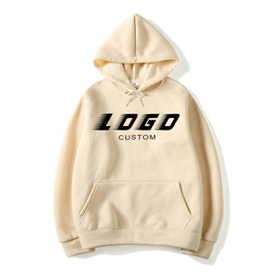 Sweat-shirt à capuche noir pour homme, coupe classique, en coton French Terry, avec poche avant, logo imprimé, vêtement décontracté pour l'automne 2027 - Product Image 2