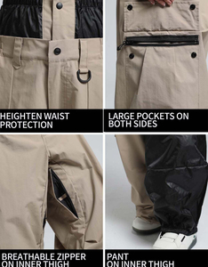 Pantalones de Nieve de Alta Calidad, Holgados, Cortavientos, Impermeables, para Mujer, Estilo Hip Hop, Holgados, Hipster - Product Image 3