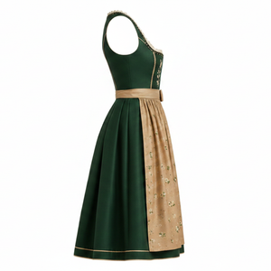 Robe Dirndl bavaroise sur mesure de qualité supérieure pour femmes, costume traditionnel allemand de serveuse de bière, vêtements de festival folklorique - Product Image 3