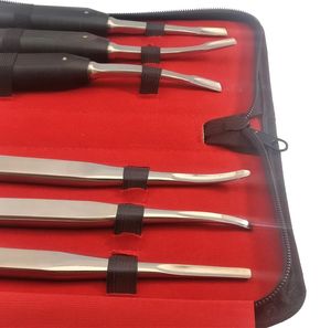 Juego de Elevadores Dentales Equinos Profesionales de Acero Inoxidable, Instrumentos Quirúrgicos Veterinarios para Odontología Equina - Product Image 6