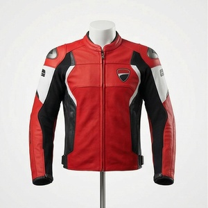 Chaqueta de Motociclista de Cuero Genuino para Hombre de la Mejor Calidad, Nueva Colección de Invierno, Chaquetas de Motocicleta con Protecciones Desmontables Personalizadas - Product Image 1