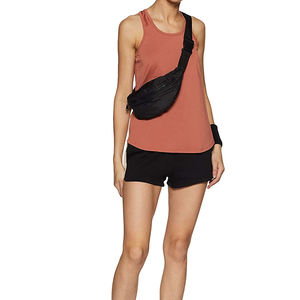 Camiseta sin mangas de poliéster y algodón de secado rápido para mujer, top deportivo para gimnasio, ropa deportiva con logo personalizado, top de fitness para venta al por mayor. - Product Image 6