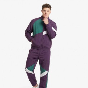 Custom Windbreaker Tracksuit Two Piece Set Zip up <b>Jacket</b> Sweatsuit Nylon Zipper Track Suit Men Sweat Suits - Product Image 2