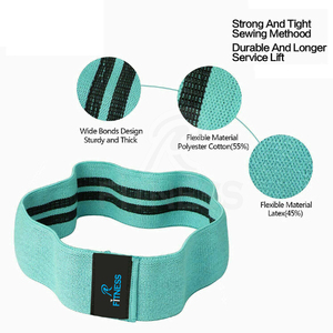 Bandes de Résistance Ajustables pour les Hanches, Bandes de Glute Loop pour Squats, Entraînement des Jambes, Fitness à Domicile, Exercices de Fitness, Bandes d'Entraînement des Cuisses - Product Image 3