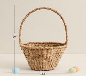 Panier de rangement en jacinthe d'eau en forme de lapin mignon, fabriqué au Vietnam, tissé à la main, décoration durable pour les chambres d'enfants, prix de gros. - Product Image 2