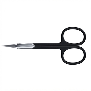 Ciseaux à cuticules dorés avec lames en acier inoxydable, personnalisés pour une coupe précise des cuticules, pour le soin des ongles - Product Image 3