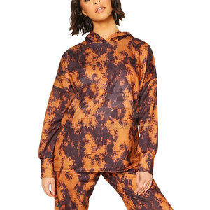 Ensemble jogging deux pièces personnalisé 2026 pour femme, imprimé intégral, survêtement en coton/polyester, tenue décontractée - Product Image 5