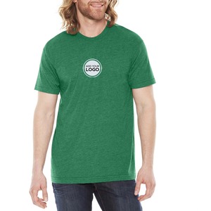 T-shirt à manches courtes et col rond pour homme, coupe classique, tissu tri-mélange, vêtements Next Level - Product Image 3