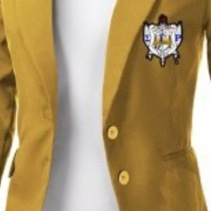 เสื้อเบลเซอร์สีน้ำเงิน Sigma Gamma Rho สำหรับผู้หญิง เสื้อแจ็คเก็ตสตรีนักศึกษาสมาคมกรีก ดีไซน์หรูหรา ตัดเย็บอย่างประณีต เหมาะสำหรับใส่ทำงาน ใส่ลำลอง หรือใส่ในโอกาสทางการ สามารถสั่งตัดได้ - Product Image 4