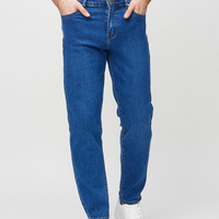 Jeans en denim décontractés pour hommes, streetwear moderne ZABEX SPORTS, extensibles, tissés, respirants, coupe slim, hiver/été