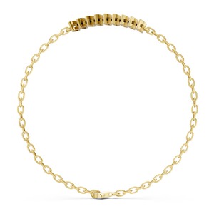 Pulsera de Diamantes con Eslabones Marquise en Oro Amarillo de 9K, Joyería Fina y Elegante para Mujer, Ideal para Compromiso, Boda o Aniversario - Product Image 5