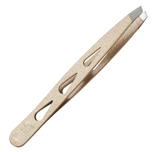 Pinzas de Depilar Profesionales Reutilizables de Acero Inoxidable con MOQ Bajo para Salones, Pinzas de Depilar Inclinadas OEM con Empaque Personalizado - Product Image 5